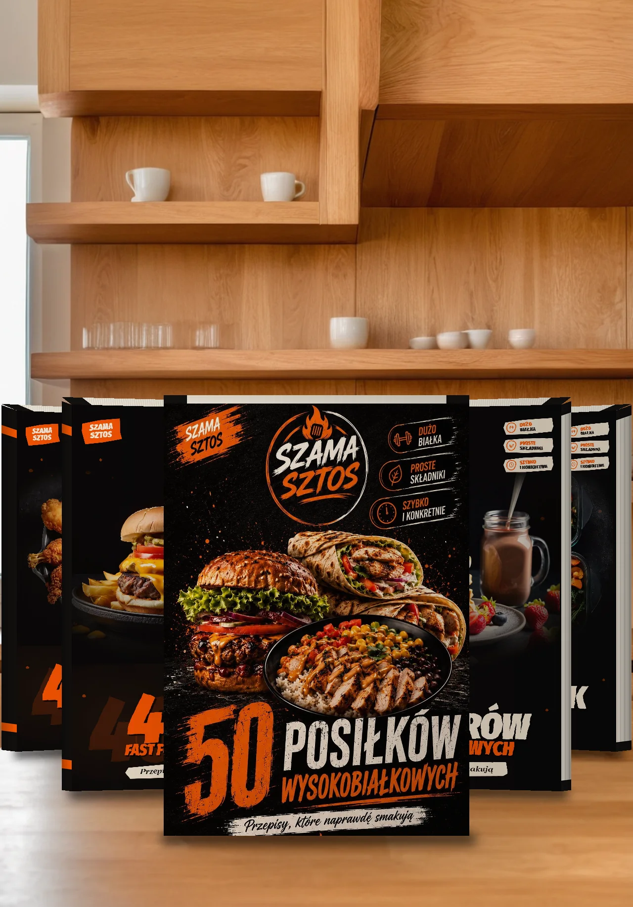 Wszystkie 5 e-booków Szama Sztos w komplecie
